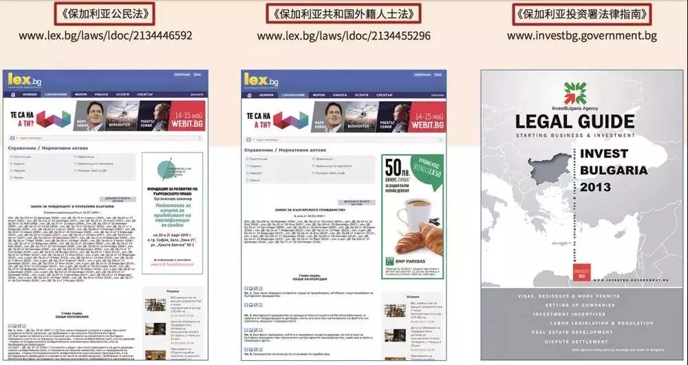 保加利亚投资移民法案